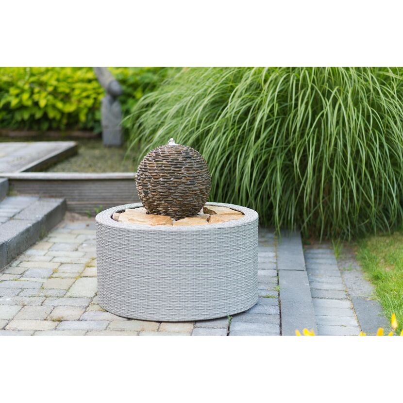 Beckenumrandung 'Decowall Wicker II'