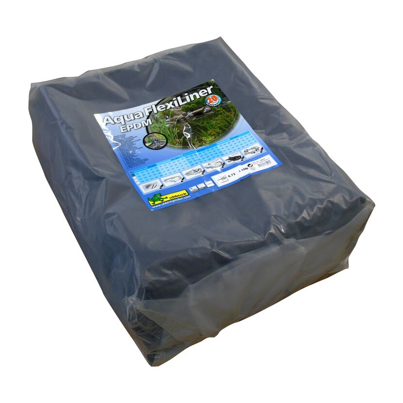 EPDM-Teichfolie AquaFlexiliner in Folienverpackung