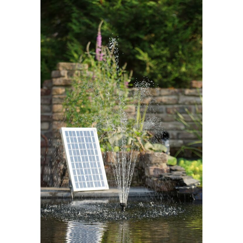 Solar Springbrunnen mit Solarmodul