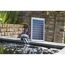 Solarbetriebene Teichpumpe mit Panel