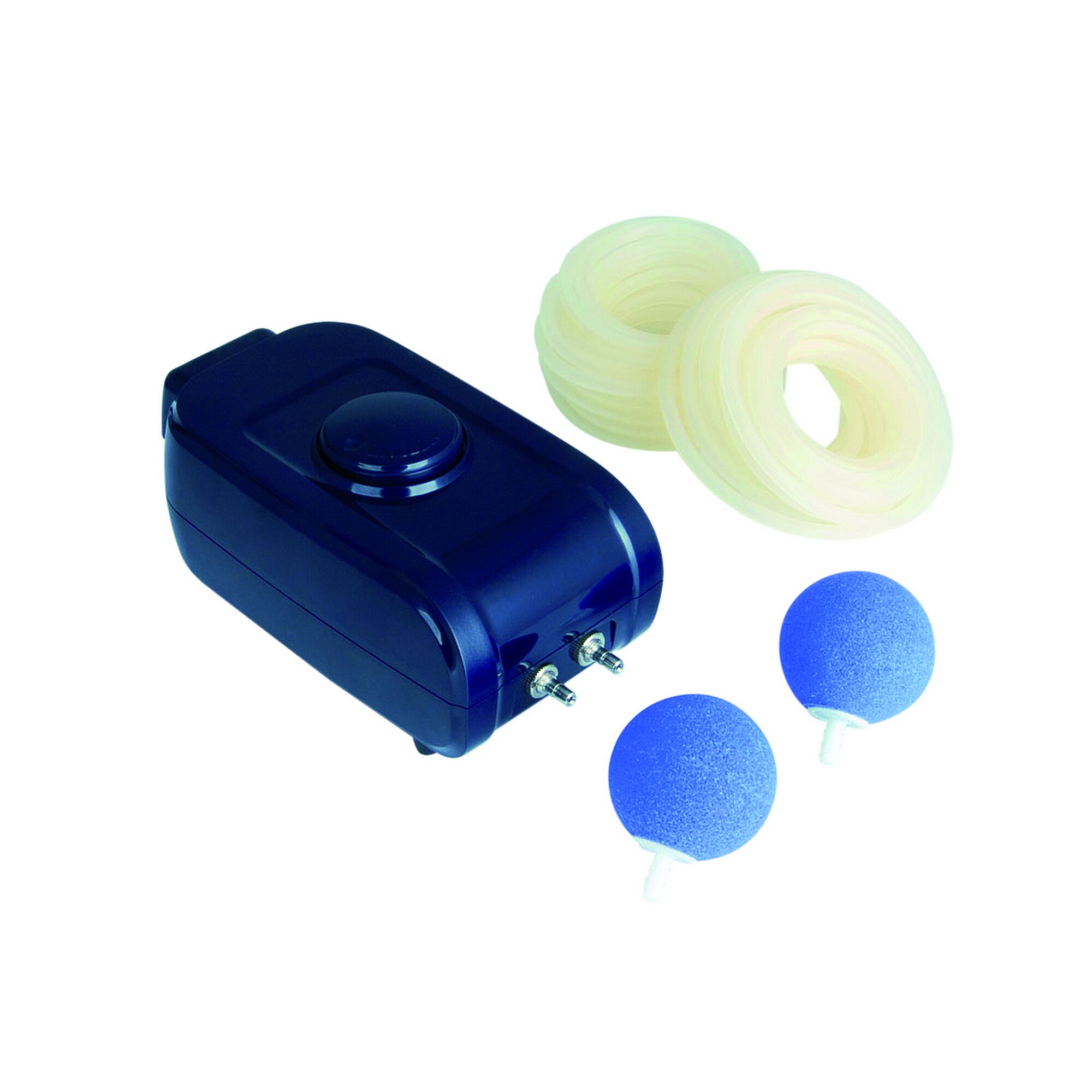 Belüftungspumpe Air 200 Outdoor mit Schläuchen und Ausströmern