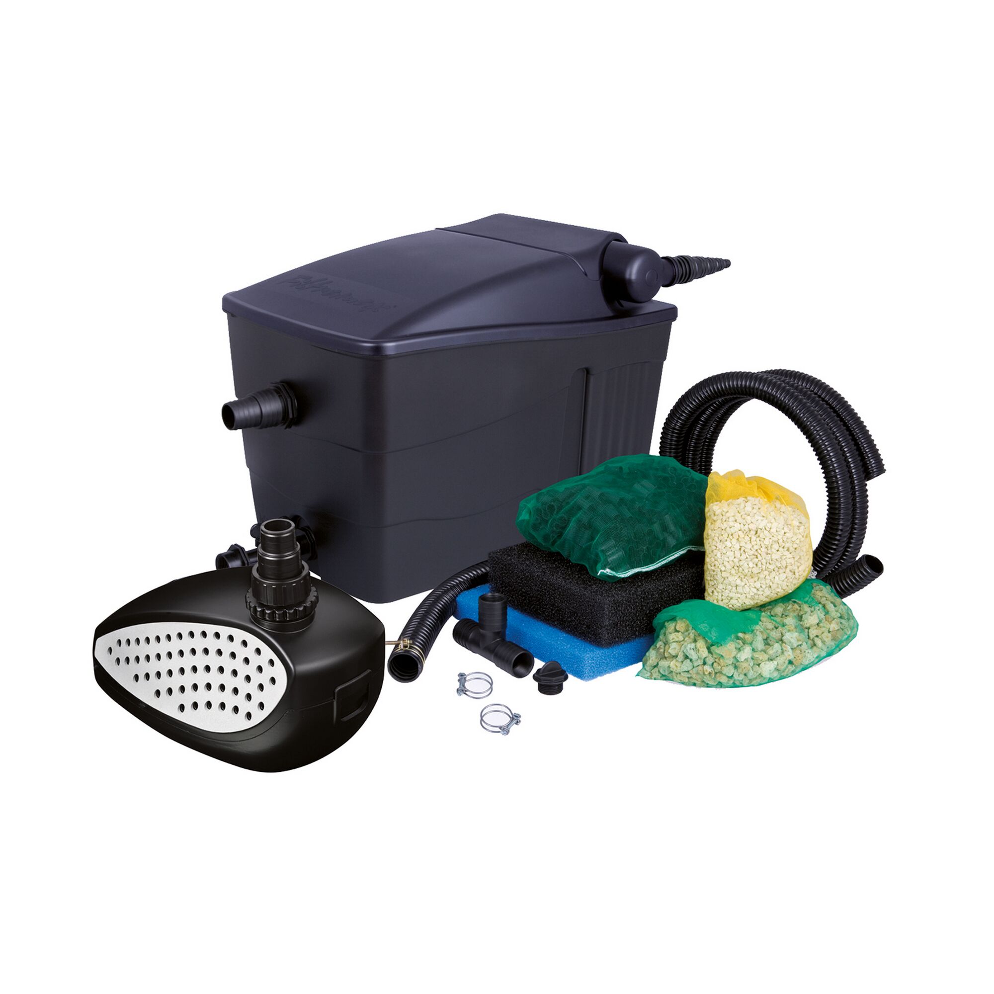 Teichfilter-Set Filtramax 9000 Plus mit Pumpe und Zubehör