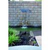 Wasserfall Niagara 60 Inox mit Bachlauf und Bepflanzung