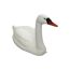 Weißer Deko-Schwan