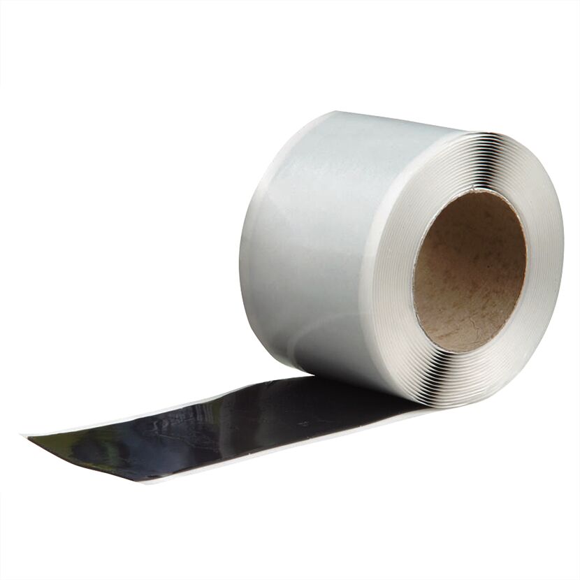 Rolle schwarzes Klebeband für Folien