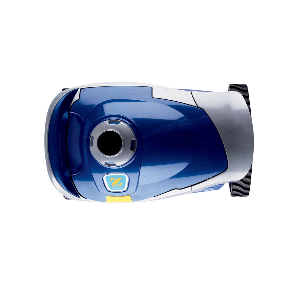 Blauer Poolreiniger Zodiac MX6 von oben