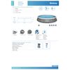 Aufstellpool 'Fast Set™' grau/weiß rund Ø 396 x 84 cm
