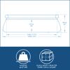 Aufstellpool 'Fast Set™' grau/weiß rund Ø 396 x 84 cm