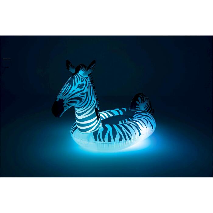 Bestway Schwimmtier Zebra Mit Led Licht 246 X 104 X 122 Cm Toom Baumarkt