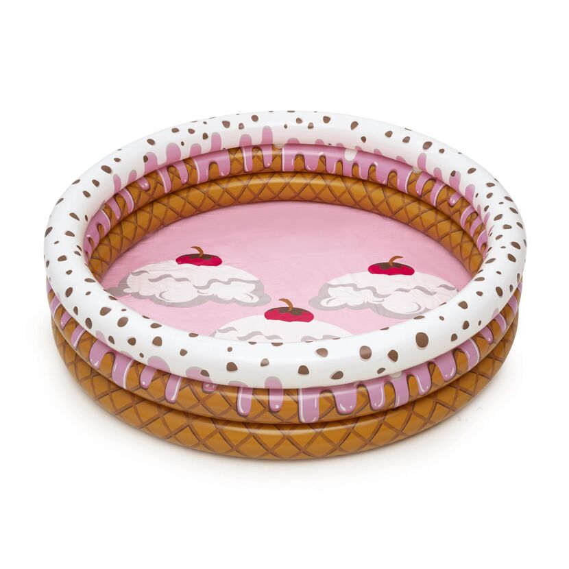 Aufblasbares Planschbecken mit Eiscreme-Motiv