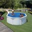Stahlwandpool-Set 'Fidji' Ø 300 x 120 cm mit Sicherheitsleiter und Sandfilteranlage