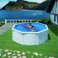 Stahlwandpool-Set 'Fidji' Ø 350 x 120 cm mit Sicherheitsleiter und Sandfilteranlage