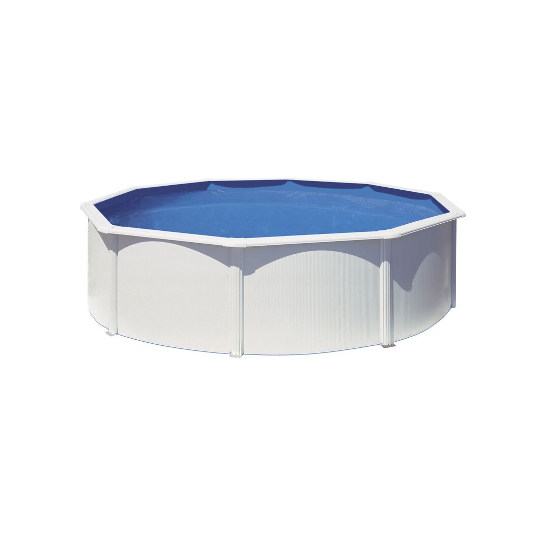 Stahlwandpool-Set 'Fidji' Ø 460 x 120 cm mit Sicherheitsleiter und Sandfilteranlage