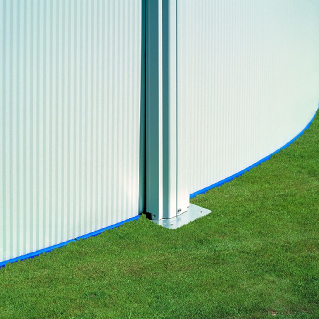Stahlwandpool-Set 'Fidji' Ø 460 x 120 cm mit Sicherheitsleiter und Sandfilteranlage