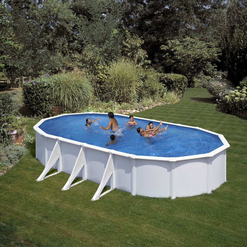 Stahlwandpool-Set 'Fidji' 500 x 300 x 120 cm mit Sicherheitsleiter und Sandfilteranlage