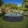 Stahlwandpool-Set 'Kea' Ø 460 x 120 cm mit Sicherheitsleiter und Sandfilteranlage