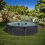 Stahlwandpool-Set 'Kea' Ø 460 x 120 cm mit Sicherheitsleiter und Sandfilteranlage