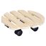 Pflanzenroller 'GH 0018' beige Ø 30 cm