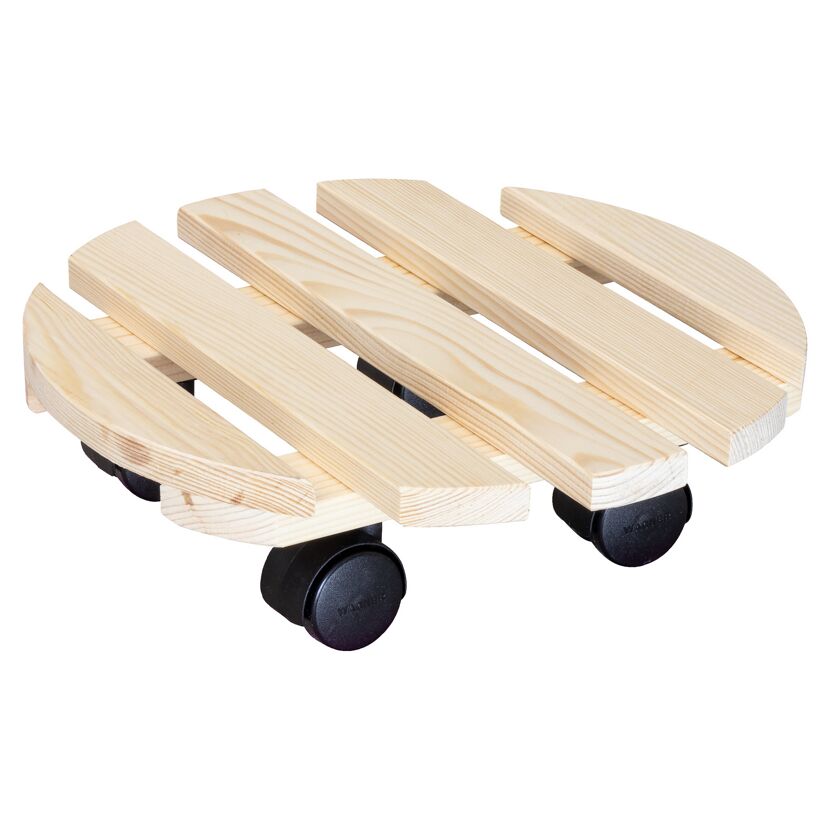 Pflanzenroller 'GH 0018' beige Ø 30 cm