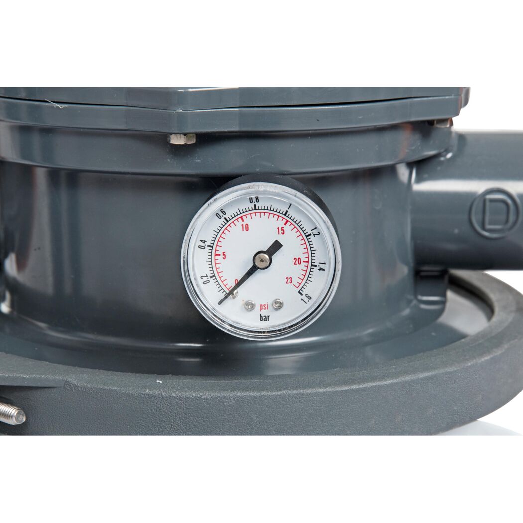 Manometer einer Sandfilteranlage