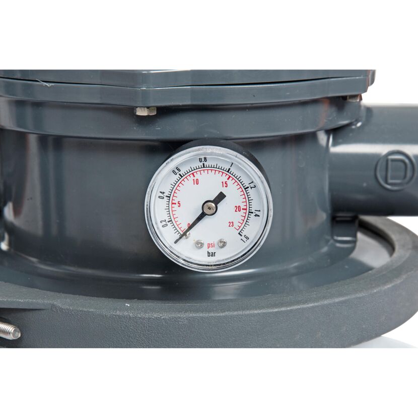 Manometer einer Sandfilteranlage