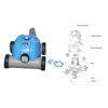 Poolroboter Orca 50CL und seine Bestandteile