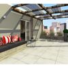 Dachterrasse mit Sitzecke und Tisch