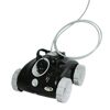 Poolroboter Orca 50 in schwarz mit grauen Reifen