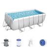 Bestway Power-Steel-Pool mit Zubehör