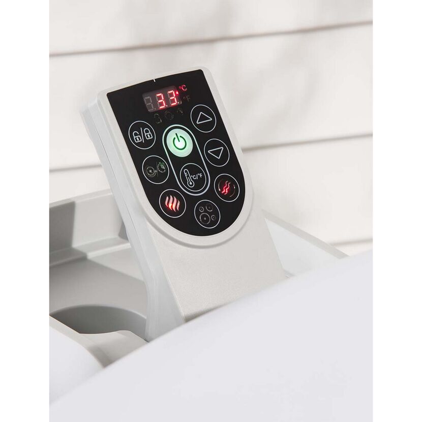 Bedienfeld eines Whirlpools Lay-Z-Spa Miami AirJet