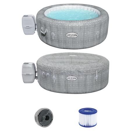 4. Bild von Whirlpool 'Lay-Z-Spa™ Honolulu AirJet' grau/weiß Ø 196 x 71 cm