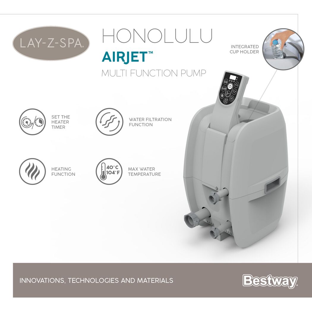 Lay-Z-Spa Honolulu AirJet Multifunktionspumpe