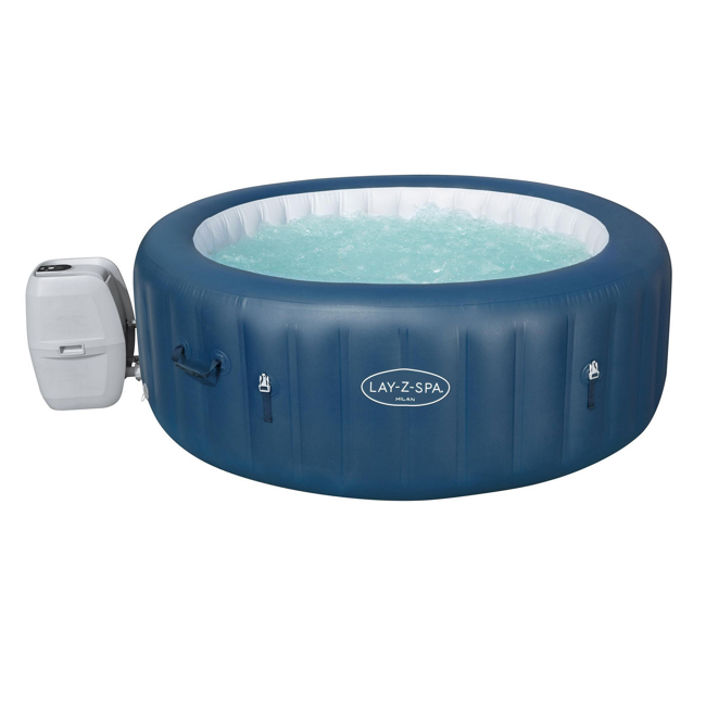 Bild von Whirlpool 'Lay-Z-Spa™ Milan AirJet Plus' blau/weiß 196 x 71 cm