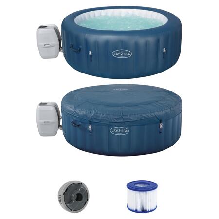 4. Bild von Whirlpool 'Lay-Z-Spa™ Milan AirJet Plus' blau/weiß 196 x 71 cm