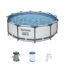 Bestway Steel Pro MAX Pool mit Pumpe, Filter und Leiter