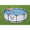 Familie im Bestway Steel Pro MAX Pool