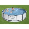 Familie im Bestway Steel Pro MAX Pool