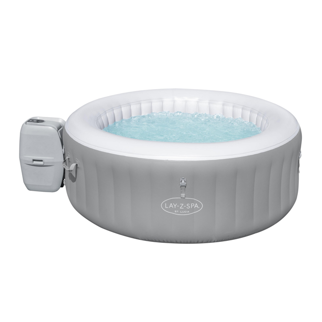 Bild von Whirlpool 'Lay-Z-Spa™ St. Lucia AirJet' silbergrau/weiß Ø 170 x 66 cm