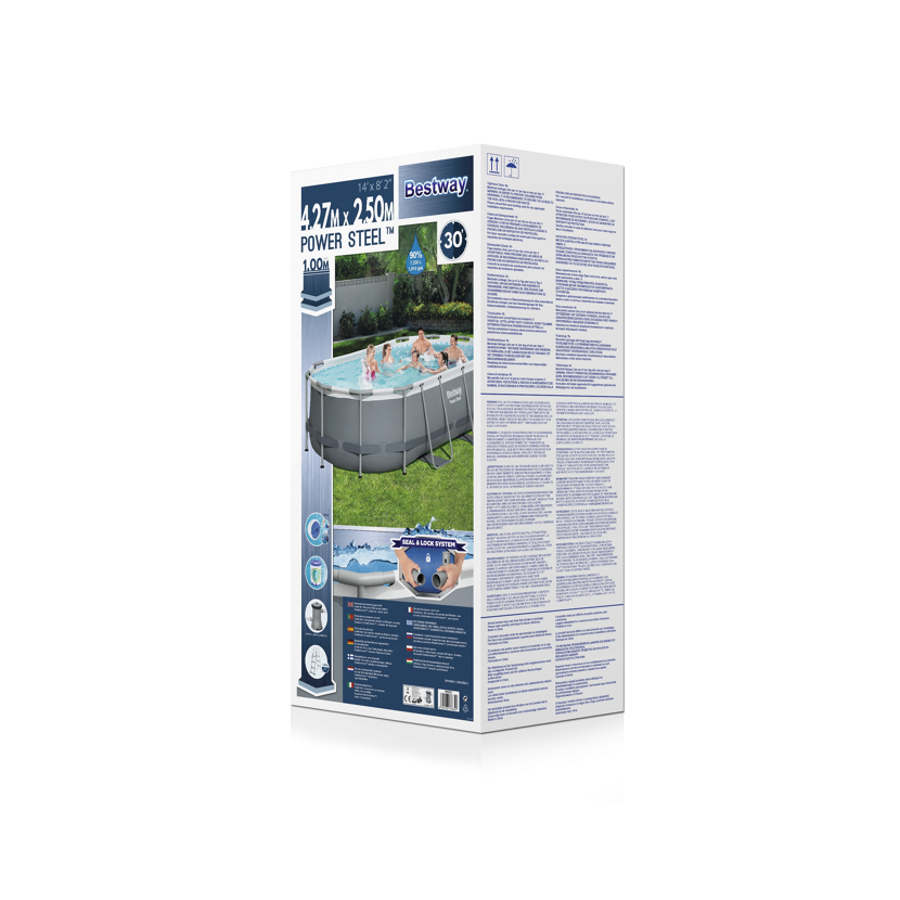 Bestway Power Steel Frame Pool 427 x 250 x 100 cm