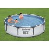 Familie im Bestway Steel Pro Max Pool