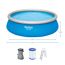 Bestway Fast Set Pool mit Pumpe und Leiter
