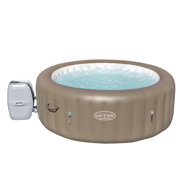 Bild von Whirlpool 'Lay-Z-Spa® Palm Springs AirJet™' taupe/weiß Ø 196 x 71 cm