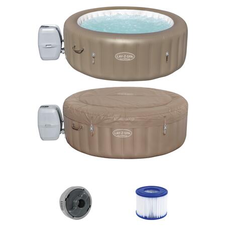 4. Bild von Whirlpool 'Lay-Z-Spa® Palm Springs AirJet™' taupe/weiß Ø 196 x 71 cm