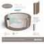 Aufblasbarer Whirlpool Lay-Z-Spa mit einer Person