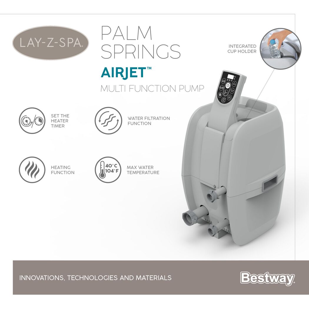 Lay-Z-Spa Palm Springs AirJet Multifunktionspumpe