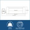 Abmessungen aufblasbarer Whirlpool Lay-Z-Spa Palm Springs