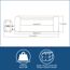 Abmessungen aufblasbarer Whirlpool Lay-Z-Spa Palm Springs