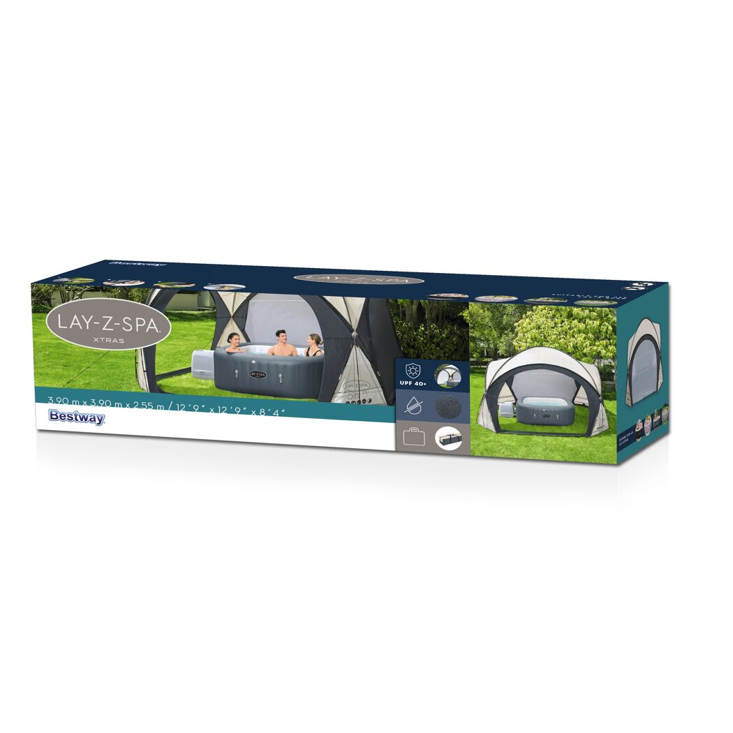 Verpackung der aufblasbaren Whirlpoolabdeckung Lay-Z-Spa.
