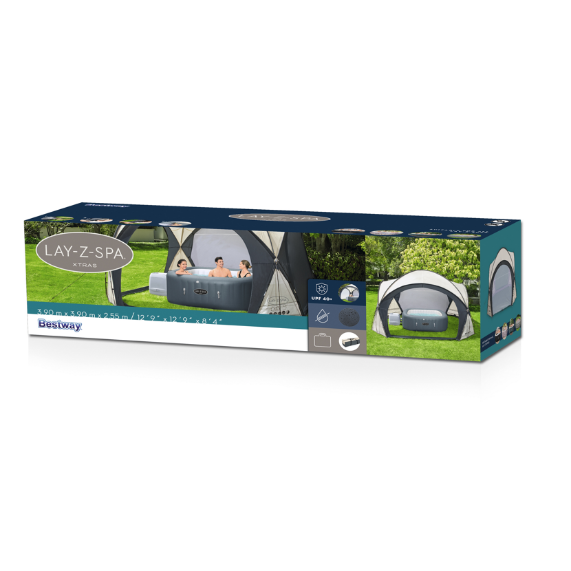 Verpackung der aufblasbaren Whirlpoolabdeckung Lay-Z-Spa.