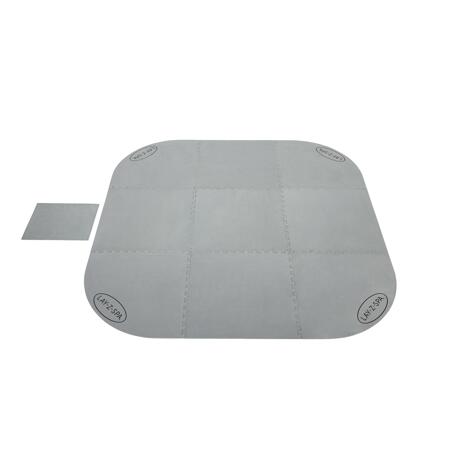 2. Bild von Bodenschutzfliesen-Set 'Lay-Z-Spa®' grau 216 x 216 cm